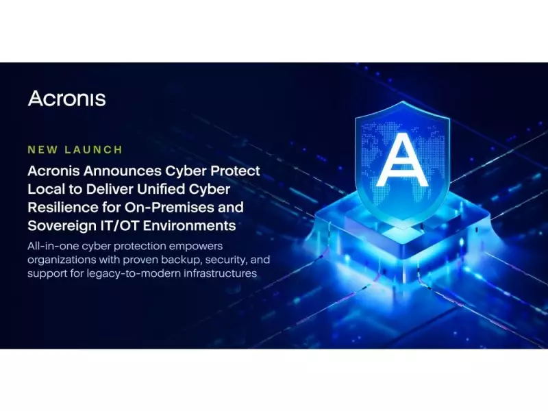 Acronis Revolutionizes On-Premises Security with New Cyber Protect Local Solution