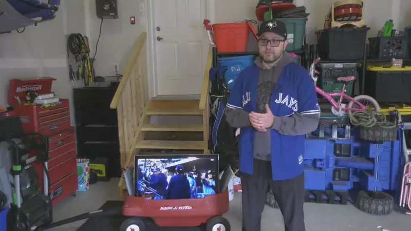 Alberta Man's Epic Halloween World Series Setup Proves You Can Have It All