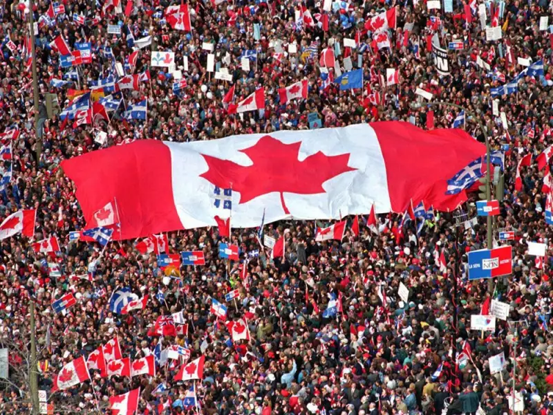 Three Decades After Quebec Referendum: Majority of Canadians Now See Nation as United