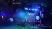 Canadian Teen Creates Spectacular Late-Night TV Inspired Halloween Display That's Going Viral