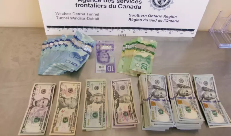 $26,000 Seized by CBSA at Windsor-Detroit Tunnel Border Crossing