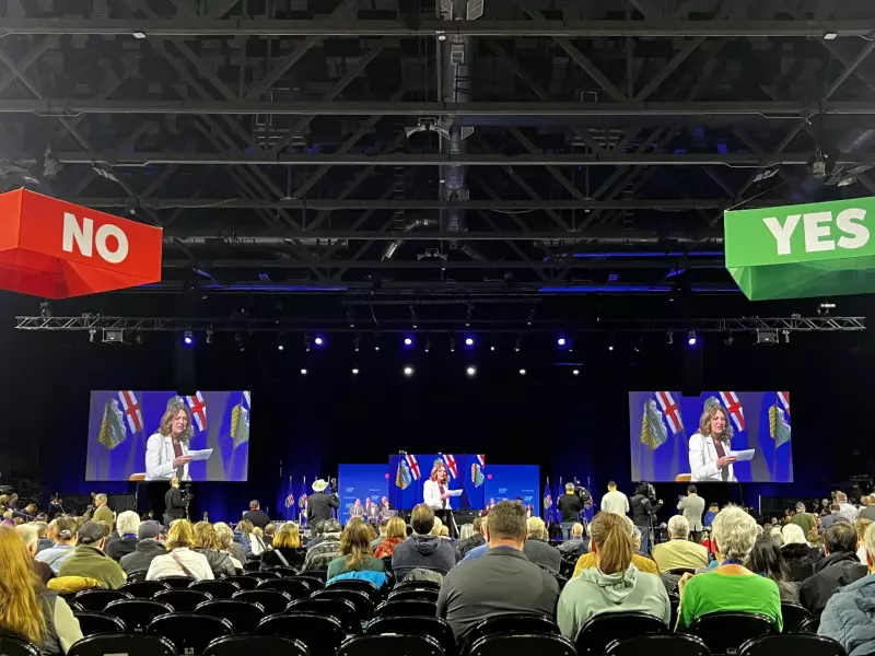 Alberta Separation Question Sparks Cheers at UCP Meeting