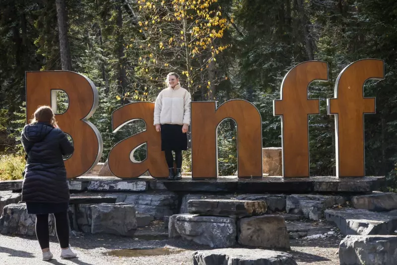 Banff's Iconic Selfie Sign Moved to Safer Location in November 2025