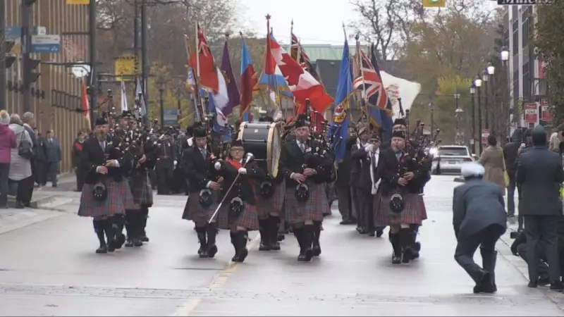 Barrie Honors Veterans with Solemn Remembrance Day Parade and Ceremony