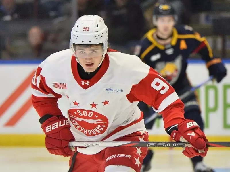 Belle River's Noah Laus Shines in Rookie Season with Greyhounds