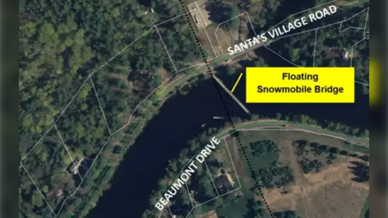 Bracebridge to Install Floating Snowmobile Bridge Over Muskoka River