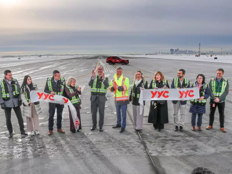 Calgary Airport Reopens $200M West Runway After 2-Year Revamp