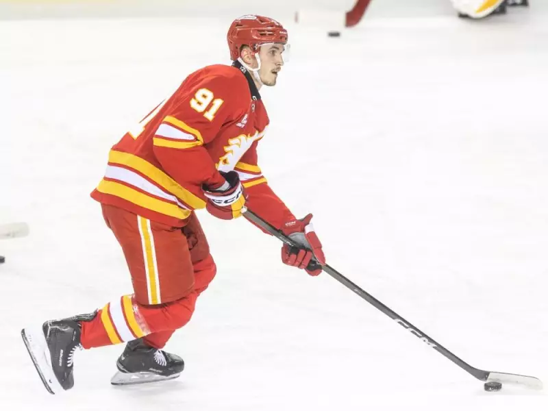 Calgary Flames Rookie Yan Kuznetsov Chasing First NHL Point With Simple Game Plan