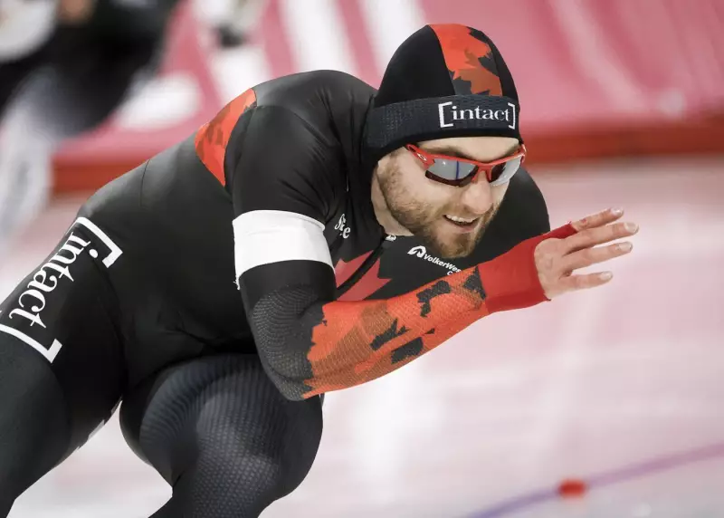 Calgary Speedskater Laurent Dubreuil Seeks Faster Sprint Performance