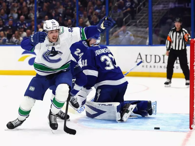 Canucks Rally Behind Quinn Hughes' 4 Assists in 6-2 Victory Over Lightning