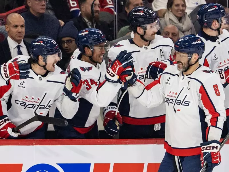 Capitals Crush Canadiens 8-4 as Ovechkin's Hat Trick Extends Habs' Skid