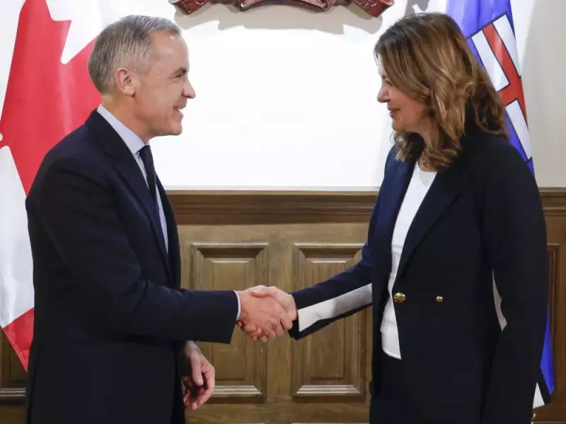 Carney and Smith Sign Transformative Pipeline Deal in Calgary