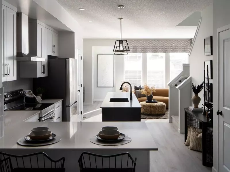 Carter's Kitchen Redefines Meal Prep in 1,402-Sq-Ft Calgary Duplex