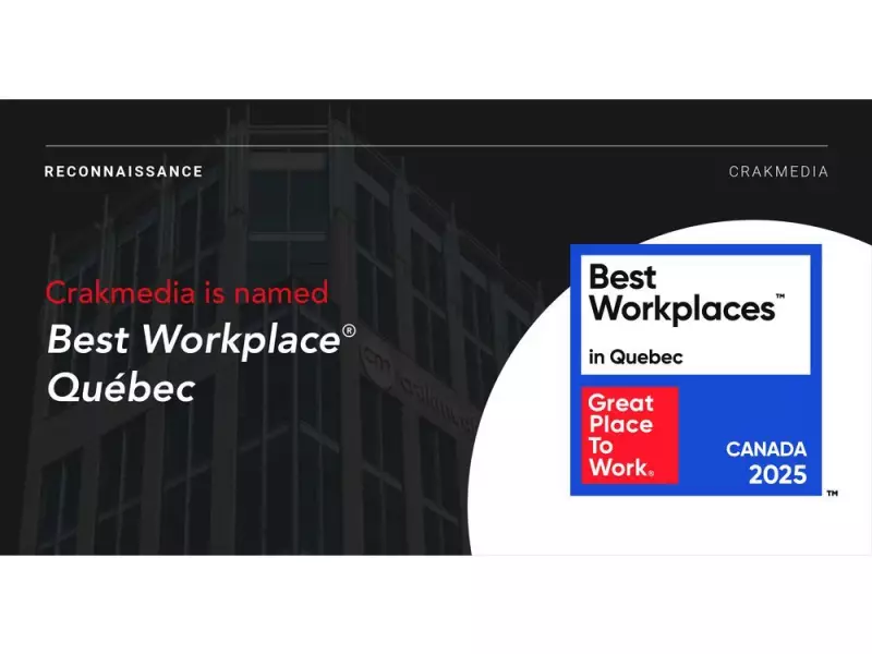 Crakmedia Named a Best Workplace in Québec for 2025