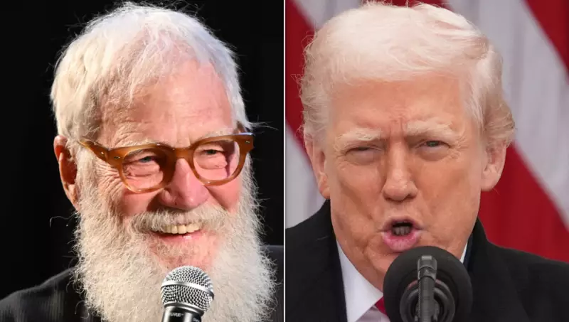 David Letterman Reacts to Trump's Attacks on Seth Meyers