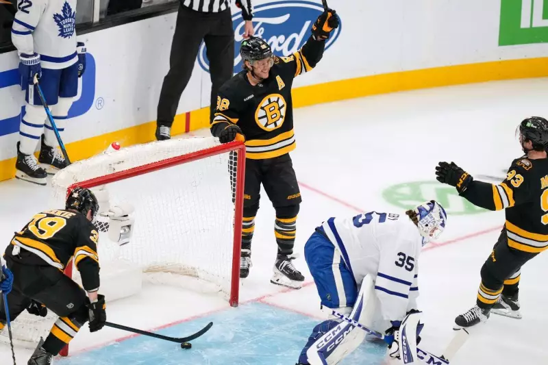 David Pastrnak Scores 400th Career Goal as Bruins Defeat Maple Leafs