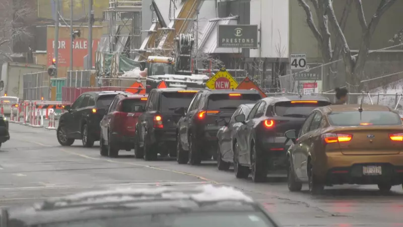 Edmonton businesses 'very frustrated' as Jasper Ave construction hits revenue