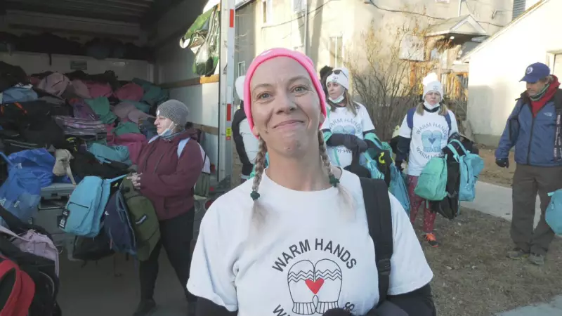 Edmonton's 12th Annual Winter Drive Distributes 500+ Backpacks to Homeless