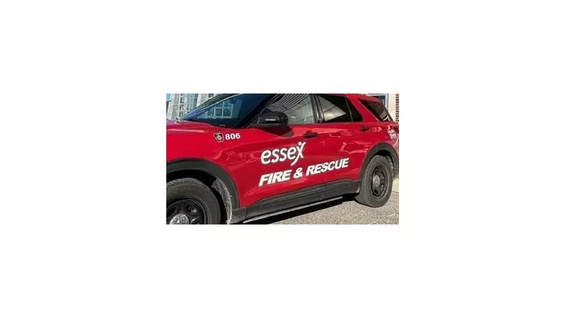 Family Dog Perishes in Harrow House Fire, Road Closure Reported