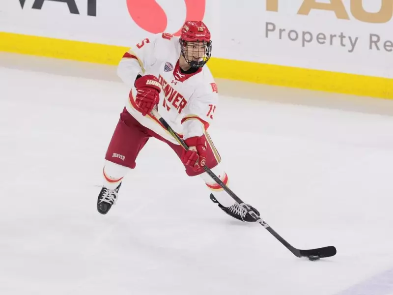 Flames Prospect Eric Jamieson Leads NCAA Freshman Defencemen with 5 Goals