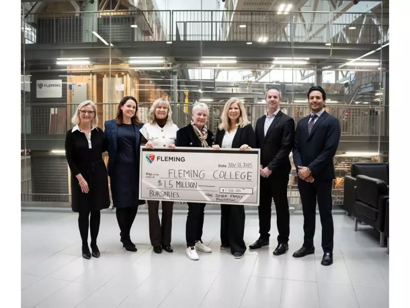 Fleming College Receives Historic $1.5M Gift for Student Bursaries