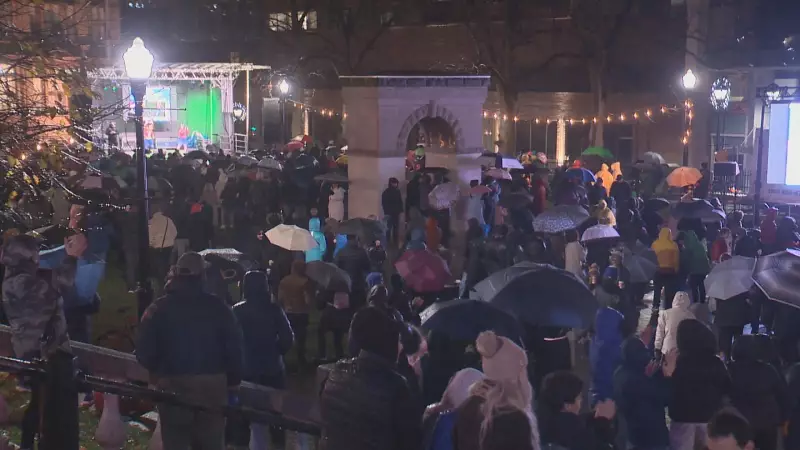 Halifax Tree Lighting Spirit Shines Through Rain with Community Sing-Along