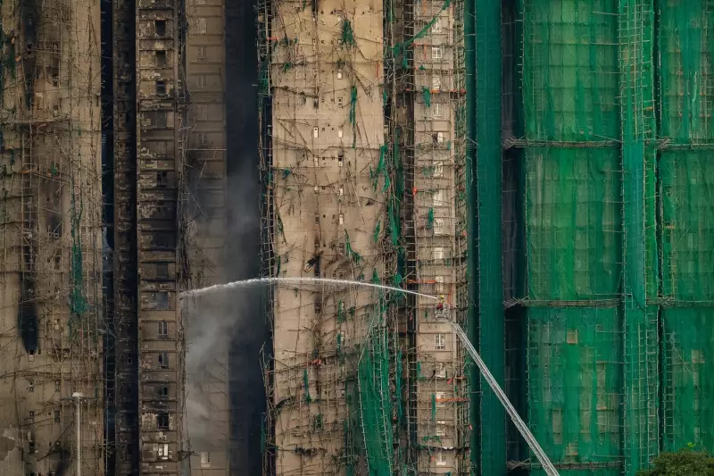 Hong Kong Fire Death Toll Reaches 55 as Blaze Burns for Second Day