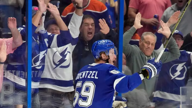 Jake Guentzel's OT Winner Lifts Lightning Over Oilers 2-1