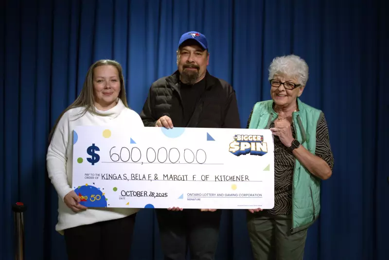 Kitchener Trio Wins $600K Lottery Jackpot in OLG Prize