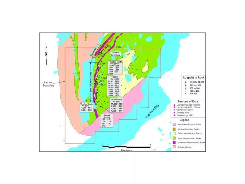 Labrador Gold Unveils Promising Exploration Results at Hopedale and Borden Lake Projects