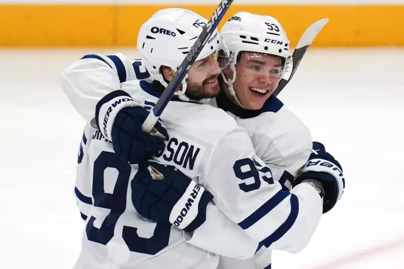 Maple Leafs Dominate Penguins 7-2 as Ekman-Larsson Extends Point Streak