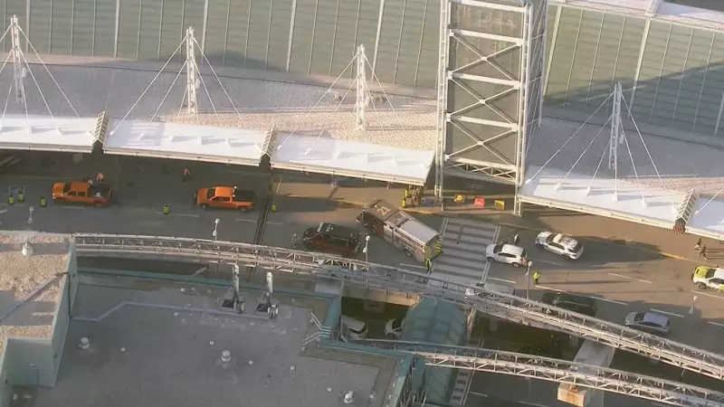 Medical Emergency at Pearson Airport Causes Multi-Vehicle Crash, 5 Pedestrians Hit