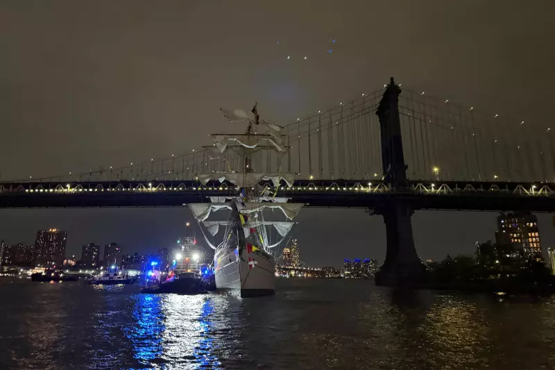 Mexican Navy Training Ship Returns Home After Brooklyn Bridge Collision
