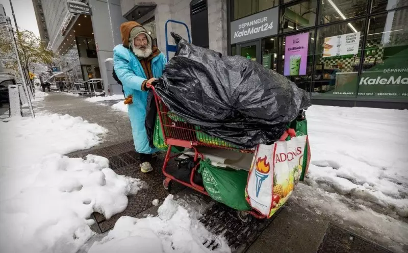 Montreal's Homeless Shelters Struggle with Early Winter Snowfall