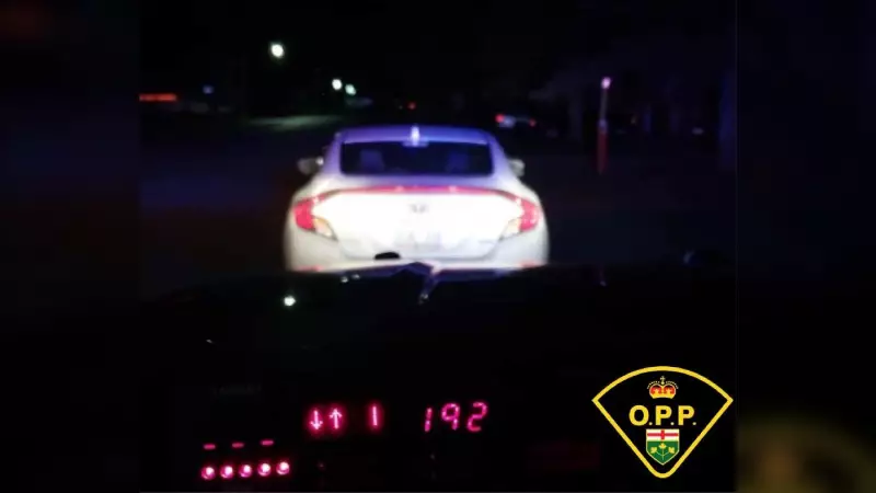Northern Ontario Driver Clocked at 192 km/h While Impaired in 90 km/h Zone