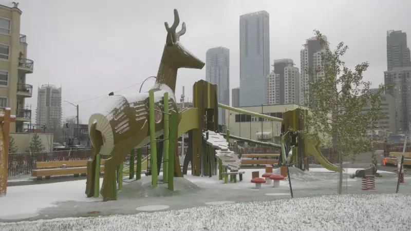 O-day'min Park Opens in Downtown Edmonton as New Gathering Space