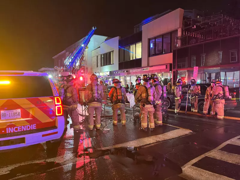 Ottawa Firefighters Battle Intense Blaze in ByWard Market Heritage Building
