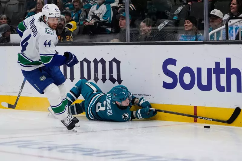 San Jose Sharks Edge Vancouver Canucks 3-2 in Friday Night NHL Clash