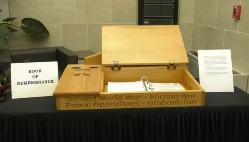 Saskatoon Book of Remembrance Opens for Public Viewing at City Hall