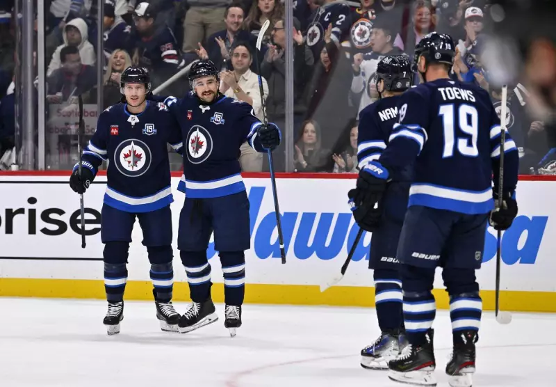 Scheifele Leads Jets to 5-2 Victory Over Blue Jackets in Winnipeg