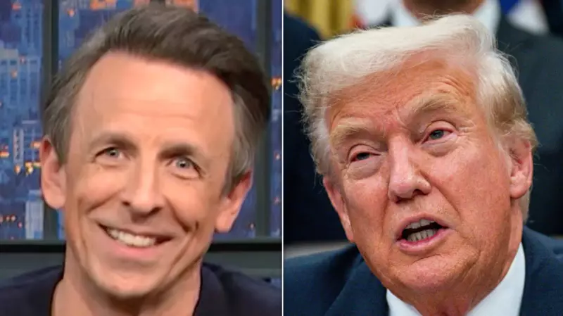 Seth Meyers Mocks Trump's 'Panic' Over Jeffrey Epstein Emails