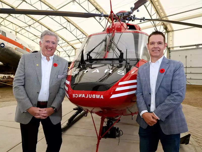 STARS Air Ambulance Donates Historic Helicopter to The Hangar Flight Museum | Calgary's Aviation Heritage Enriched