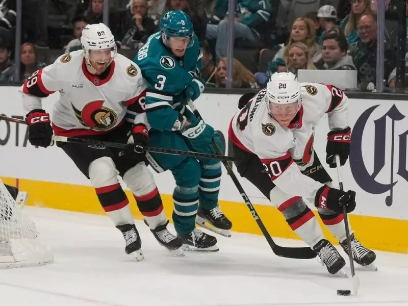Stutzle's Late Goal Lifts Senators to 3-2 Victory Over Sharks
