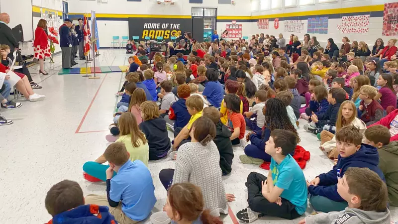 Sudbury Legion Teaches Chelmsford Students About Remembrance Day