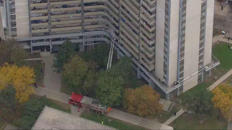 Toronto High-Rise Inferno: Dramatic Rescue as Firefighters Battle Downtown Blaze