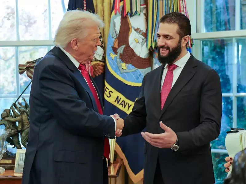 Trump Welcomes Syria's Al-Sharaa in Historic White House Meeting