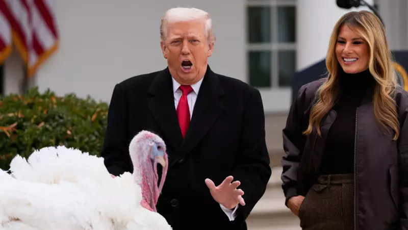 Trump's Turkey Pardon Ceremony Derailed by Crude Insults at Illinois Governor