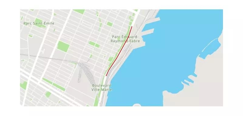 Water Main Break Disrupts Traffic on Montreal's Notre-Dame Street East