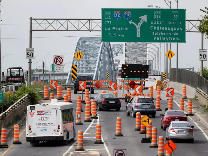 Weekend Traffic Alert: Mercier Bridge Reduced to Single Lane