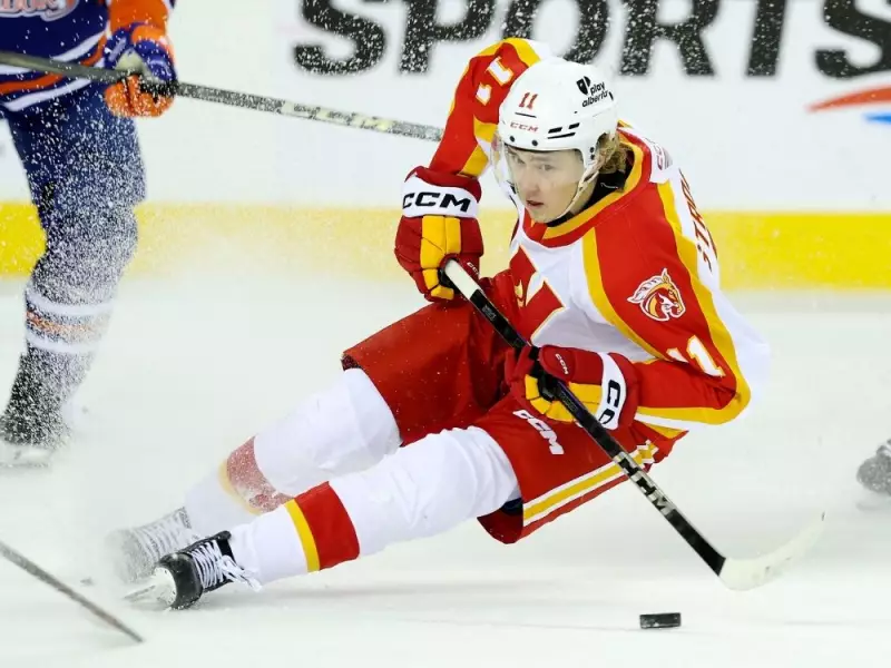 William Stromgren Emerges as Top Flames Call-Up Candidate After Stellar AHL Performance